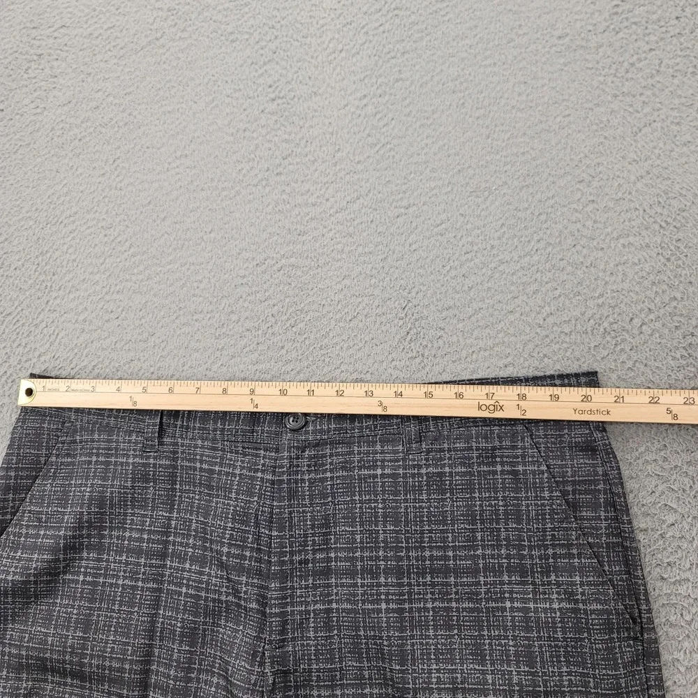 Greg Norman Shorts‎ Mens 38 Black Shark Slim Fit Mid Rise Board Shorts Outdoors